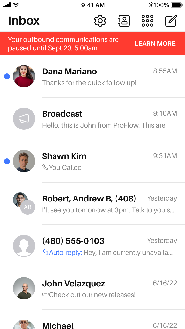 Abusive messaging textfree support